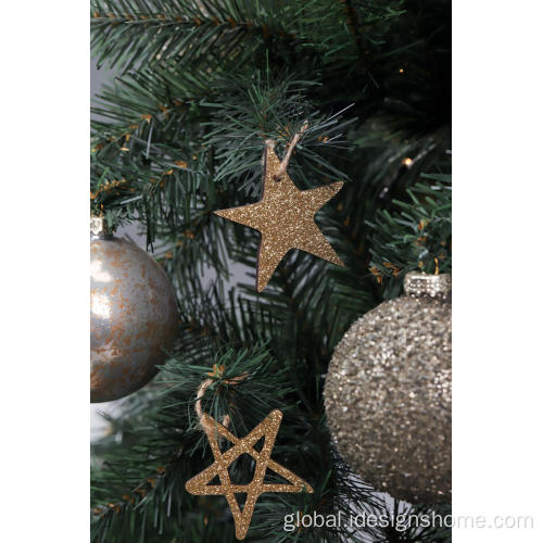 Glass Christmas Ball Glitter Star Christmas Ball Manufactory